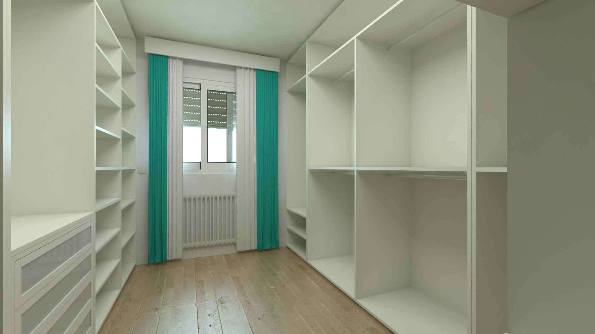 Liberty Hill custom closet design